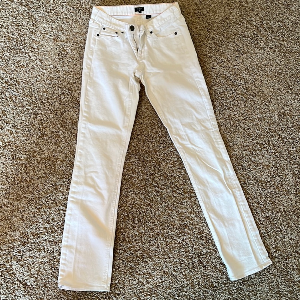 JCrew white jeans